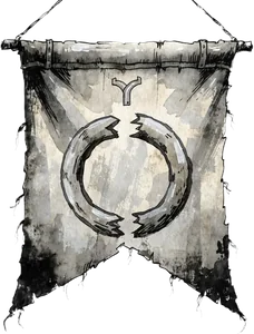 The banner of The Broken Chain