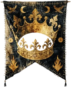 The banner of The Hollow Crown