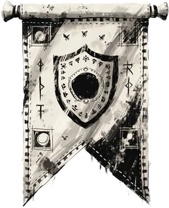 The banner of The Hollow Shield