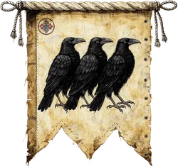The banner of The Ravenwatch